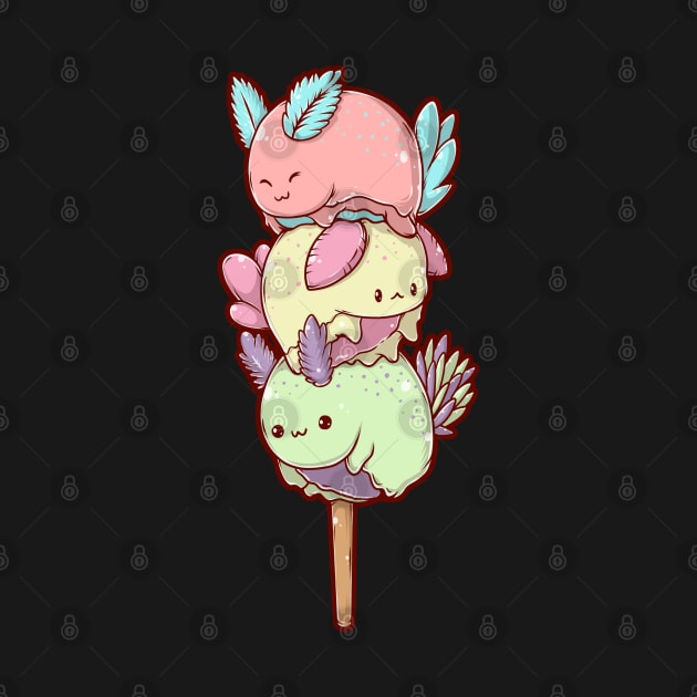 Kawaii Sea Slug Dango by MimicGaming