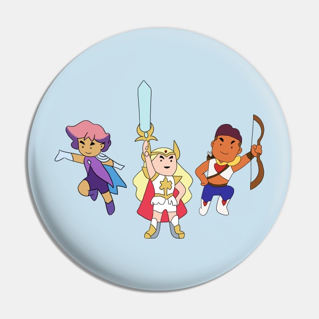 Tiny Best Friends Squad Pin by Oz & Bell