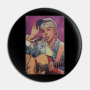 Retro vintage lauryn hill Pin