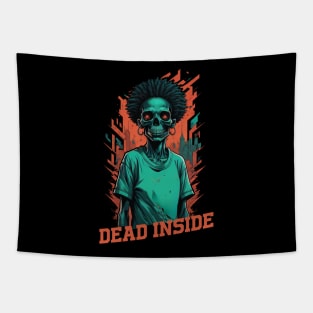 Dead Inside Afro Tapestry