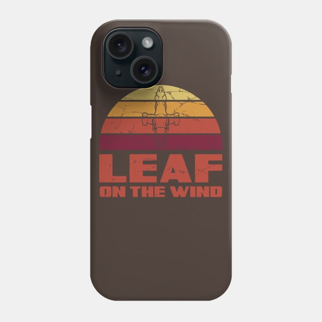 Leaf on the Wind Phone Case by stevegoll68