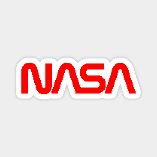 NASA Worm 8-bit Magnet