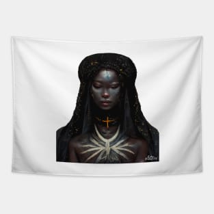 a black goddess Tapestry