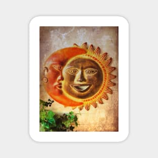 Sun and the Moon Side by Side Magnet