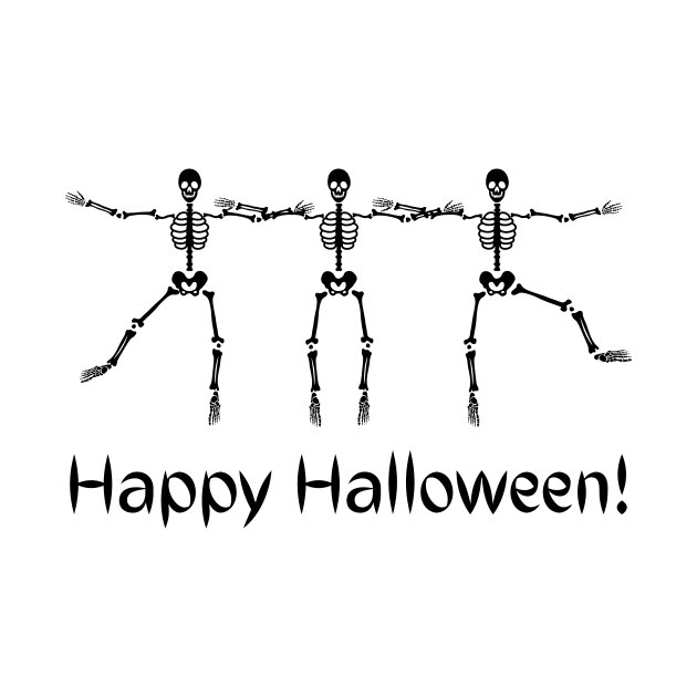 Happy halloween skeletons by chris@christinearnold.com