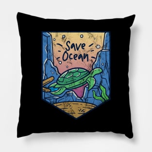 Save Ocean Pillow