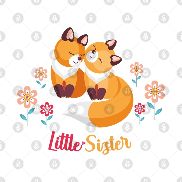 Little sister - fox siblings by Royal7Arts