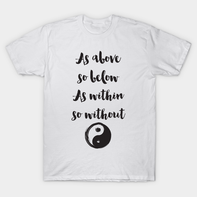 Above So Below - T-Shirt | TeePublic 