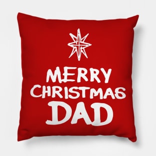 Merry Christmas Dad Pillow