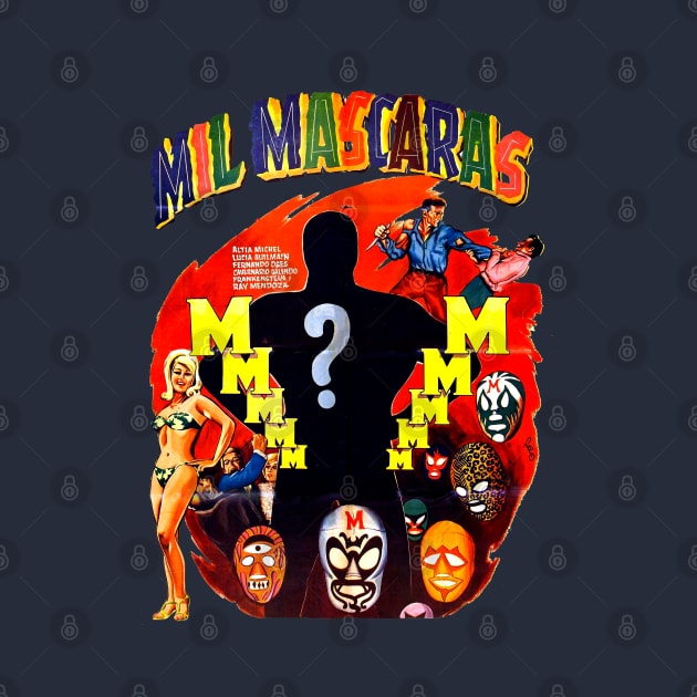 Mil Mascaras Movie Poster by Pop Fan Shop