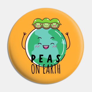 Peas on Earth Pin