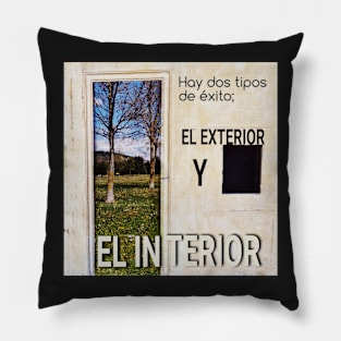 Interior and exterior success Pillow