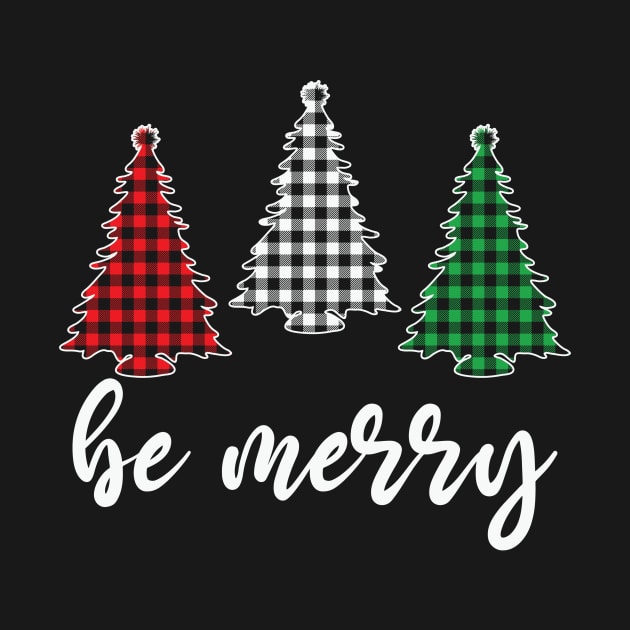 Merry Christmas Leopard Red Plaid Tree Gift Be Merry by saugiohoc994