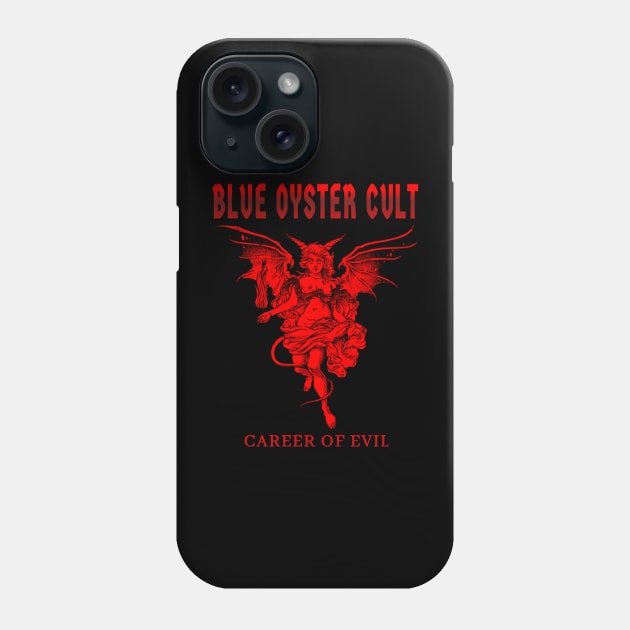 Red Evil Blue Oyster c Phone Case by SkullRacerShop