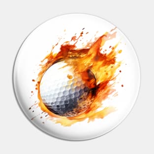 Flamming Golf Ball Pin