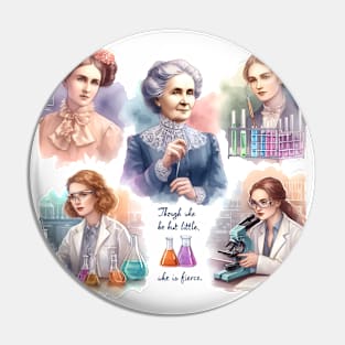 Pioneering Woman Scientist - Fierce Inspiration Pin