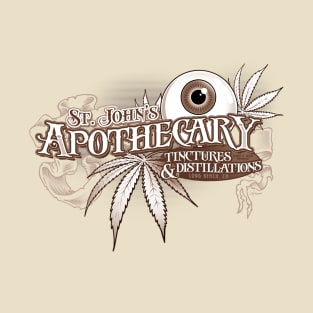 St. John's Apothecary-Sepia T-Shirt