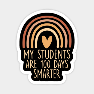 My Students Are 100 Days Smarter 100th Day Of School Teacher Magnet