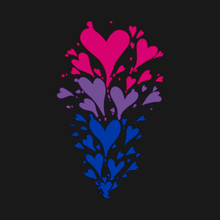 Loveheart - Bisexual T-Shirt