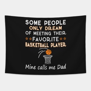 FAther (2) BASKETBALL DAD Tapestry