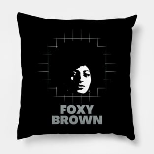 Foxy brown -> 90s retro Pillow