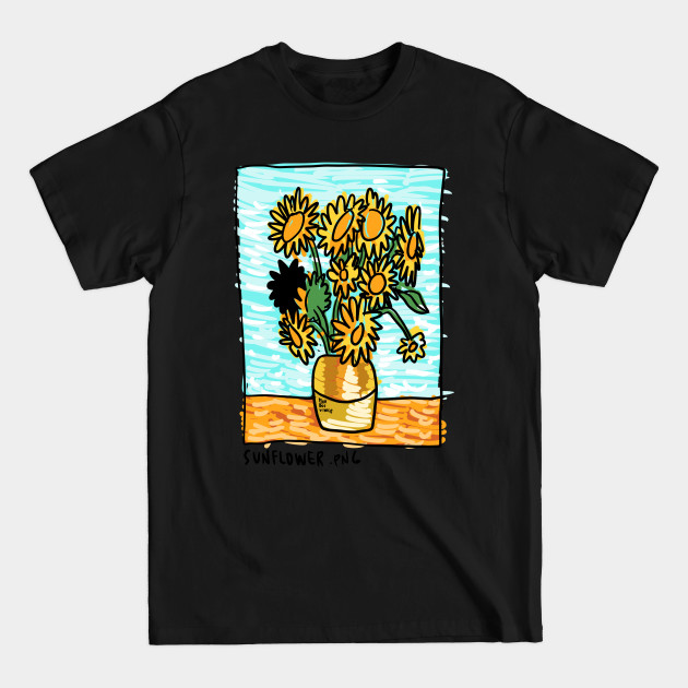 Discover Sunflowers - Vincent Van Gogh - T-Shirt