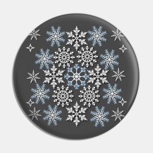 Ice Crystal Illustration Design Pin