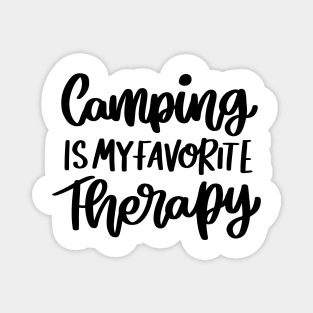 Camping is my favorite therapy Magnet