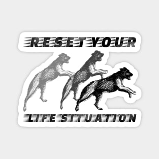 Reset your life situation. Magnet