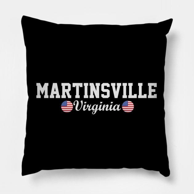 Martinsville Virginia Pillow by Eric Okore