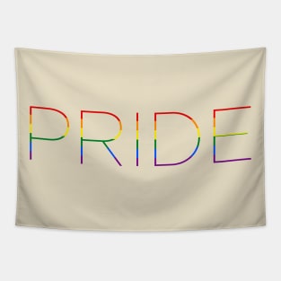 Pride LGTBIQ+ community lettering symbol Tapestry