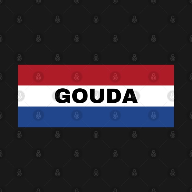 Gouda City in Netherlands Flag by aybe7elf