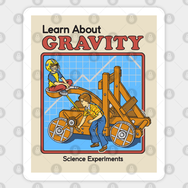 Learn about Gravity - Science - Sticker