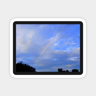 Inspirational Rainbow Photograph Hope, Faith & Believe in Positive Outcomes Rainbows Magnet