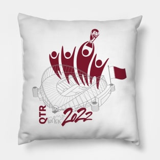 Qatar World Cup Soccer 2022 Pillow