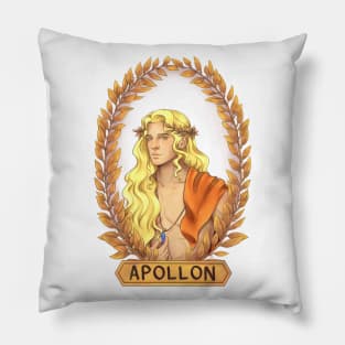 Apollo Greek God Classic Version Greek Mythology Pillow