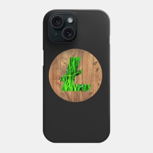 Litecoin: Wood and Grass Phone Case