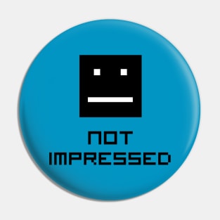 pixel face is not impressed Pin