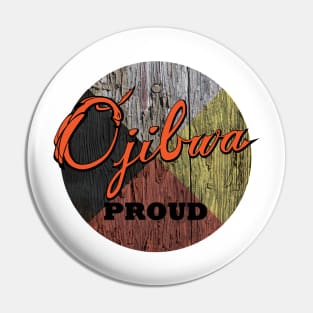 Ojibwa Proud Medicine Wheel Pin