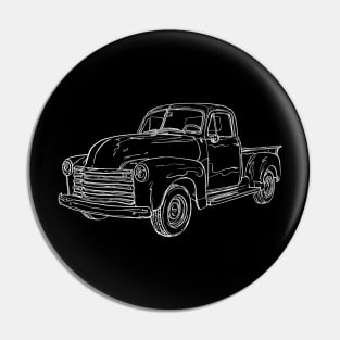 Old truck, Pickup, Vintage, Classic Pin