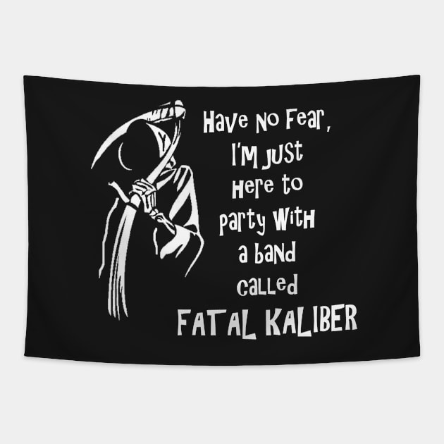 Reaper Here To Party Tapestry by fkarmory