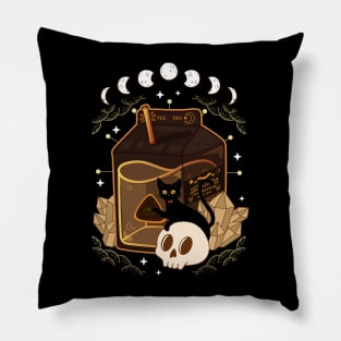 Halloween juice Witch Black Cat Witchcraft and Wizardry Pillow