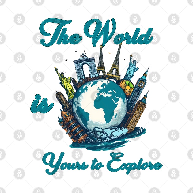 The World is Yours to Explore by Printashopus