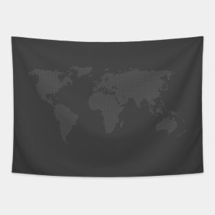 World Map dots Tapestry