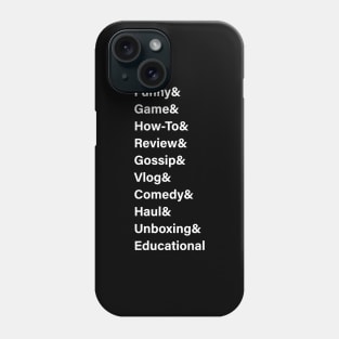 VIDEO CONTENT Phone Case