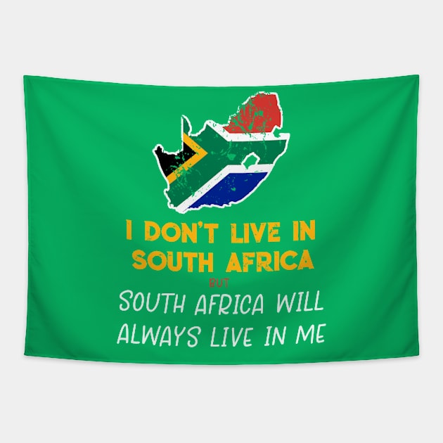 South Africa will Always Live in Me Tapestry by Antzyzzz