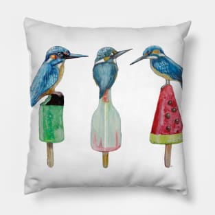 Kingfishers on Ice Pillow