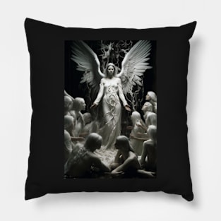 Divine White Angels Pillow