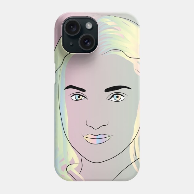 Rainbow girl 02 Phone Case by vixfx