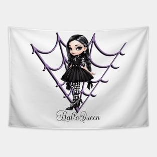 Cute Halloween Punk Girl - Halloween for Girls Tapestry